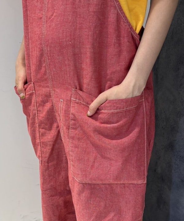 葵さんの「BEAMS WOMEN｜ダンガリー サロペット」を使ったコーディネート