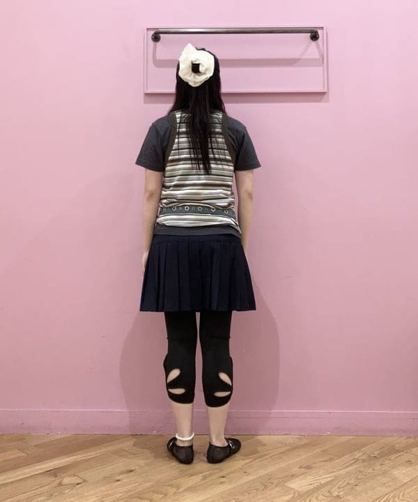 晶さんの「BEAMS WOMEN｜ボーイ ベーシック Tシャツ」を使ったコーディネート