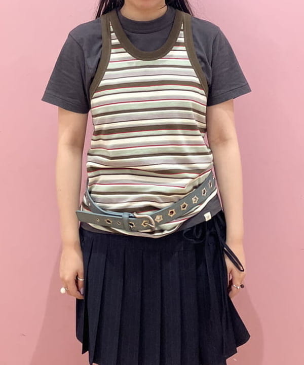 晶さんの「BEAMS WOMEN｜ボーイ ベーシック Tシャツ」を使ったコーディネート