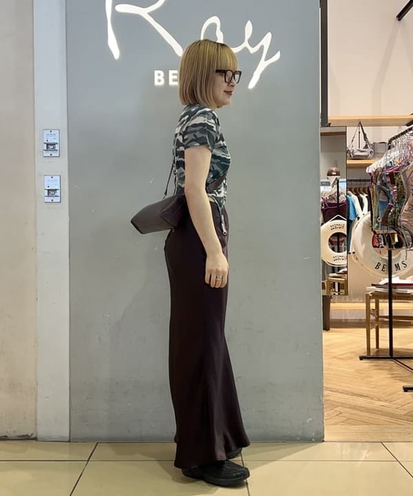 ナカノ アイさんの「BEAMS WOMEN｜カモフラ パターン ガーターベルト トップス」を使ったコーディネート