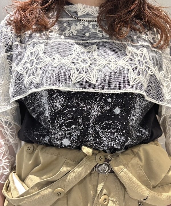 kawaiさんの「BEAMS WOMEN｜Cotton Expressions / STARRY NIGHT TEE」を使ったコーディネート