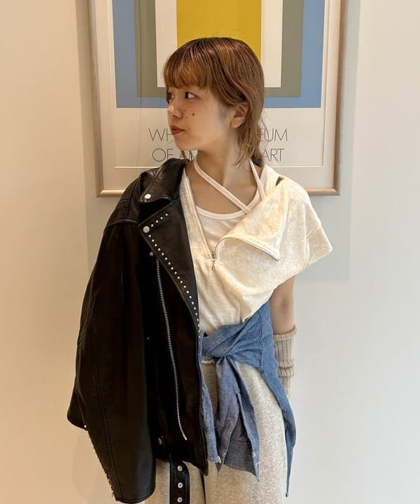 ナツハさんの「BEAMS WOMEN｜maturely / ワイド フレア ジャージー パンツ」を使ったコーディネート