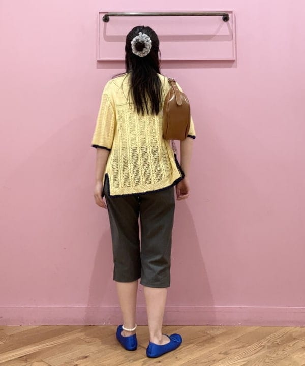 晶さんの「BEAMS WOMEN｜ストレッチ カプリ パンツ」を使ったコーディネート