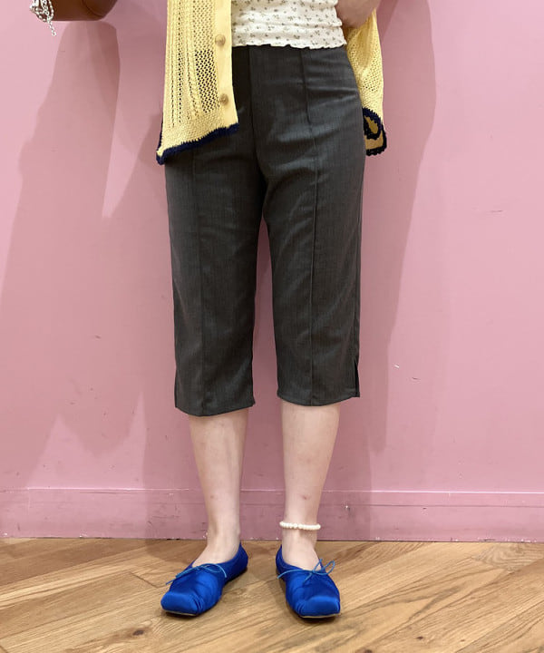 晶さんの「BEAMS WOMEN｜ストレッチ カプリ パンツ」を使ったコーディネート