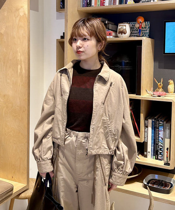 ナツハさんの「BEAMS WOMEN｜maturely / ウール ショートスリーブ アンド アームカバー」を使ったコーディネート