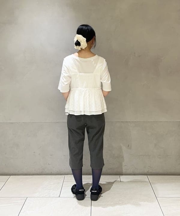 SAEさんの「BEAMS WOMEN｜ストレッチ カプリ パンツ」を使ったコーディネート