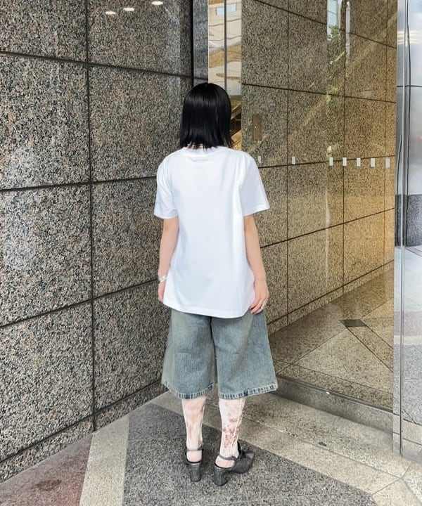 大槻 まひろさんの「BEAMS WOMEN｜デニム ハーフ パンツ」を使ったコーディネート