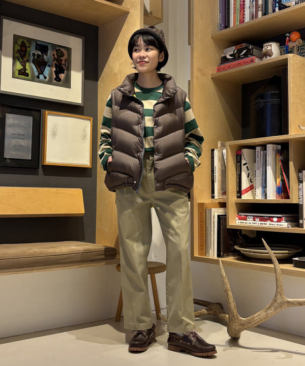 葵さんの「BEAMS WOMEN｜【別注】Dickies / 2プリーツ パンツ」を使ったコーディネート