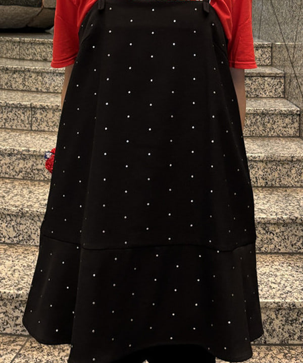 YABUさんの「BEAMS WOMEN｜ドットプリント ミニ キャミワンピース」を使ったコーディネート