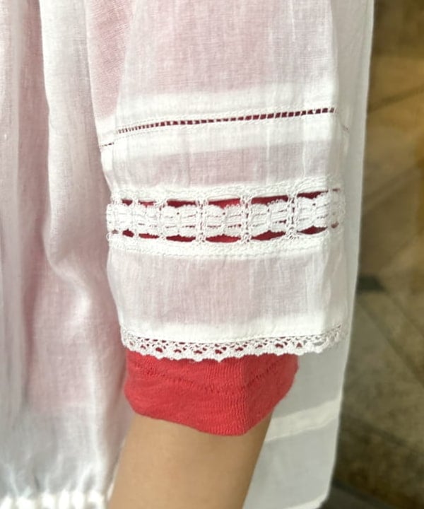 ばるたんさんの「BEAMS WOMEN｜【別注】Healthknit / ソフト スラブ Tシャツ」を使ったコーディネート