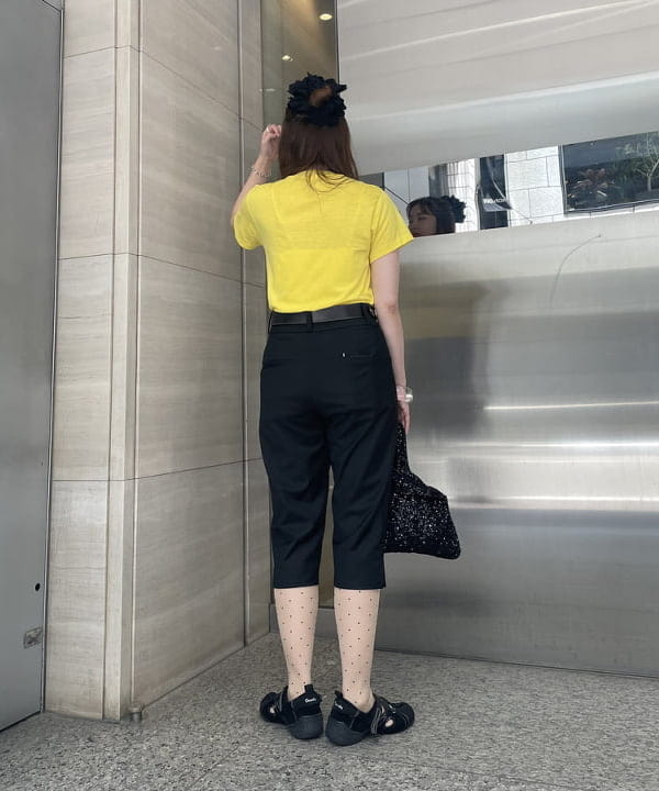 reiさんの「BEAMS WOMEN｜スパンコール バッグ」を使ったコーディネート