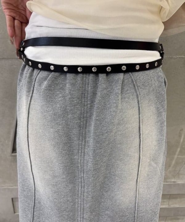 もえのさんの「BEAMS WOMEN｜ダブル レザー ベルト」を使ったコーディネート