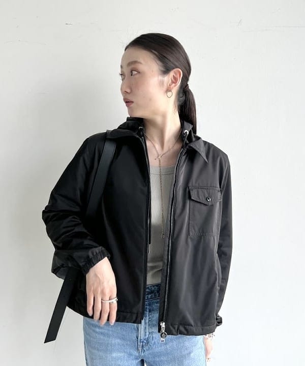 隈元 楓さんの「BEAMS WOMEN｜【別注】upper hights / THE NIECE MIDRISE デニムパンツ」を使ったコーディネート