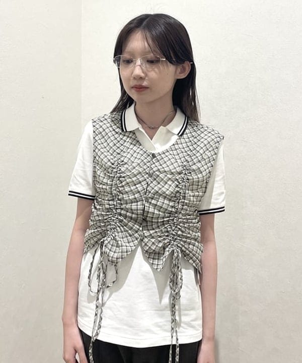 加歩さんの「BEAMS WOMEN｜FRED PERRY / The Twin Tipped Fred Perry Shirt」を使ったコーディネート