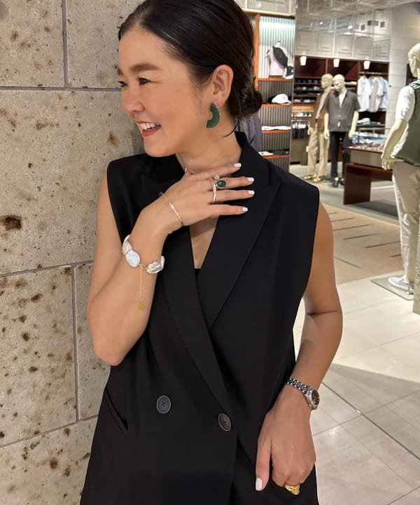 レア 美品 目黒越子 愛用 Demi-Luxe BEAMS シルバー バングル