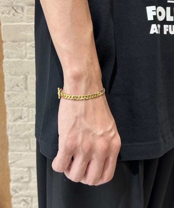 rogiさんの「BEAMS WOMEN｜BEAMS / ゴールド チェーン ブレスレット SILVER925」を使ったコーディネート
