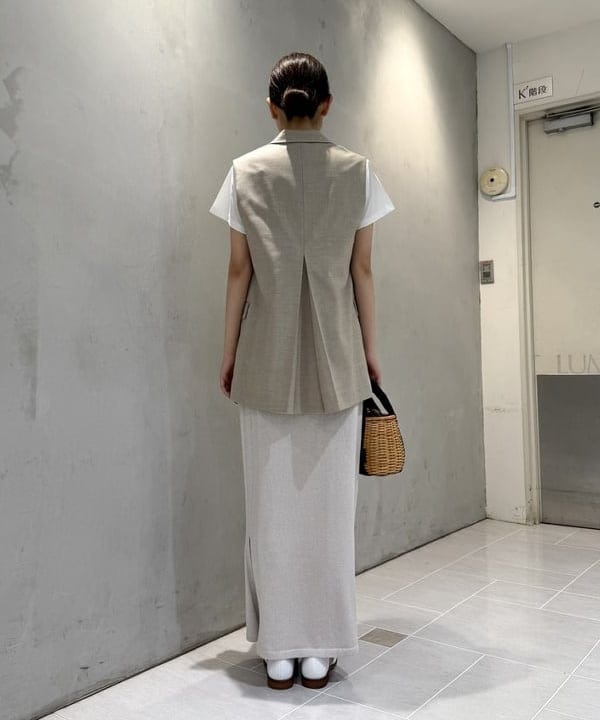 ヒライさんの「BEAMS WOMEN｜和紙 コットン タイト スカート」を使ったコーディネート