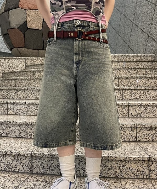 まゆちゃんさんの「BEAMS WOMEN｜カモフラ パターン ガーターベルト トップス」を使ったコーディネート