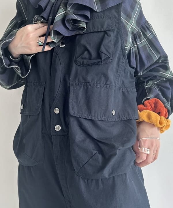 清水 彩乃さんの「BEAMS WOMEN｜パイル シュシュ 2セット」を使ったコーディネート