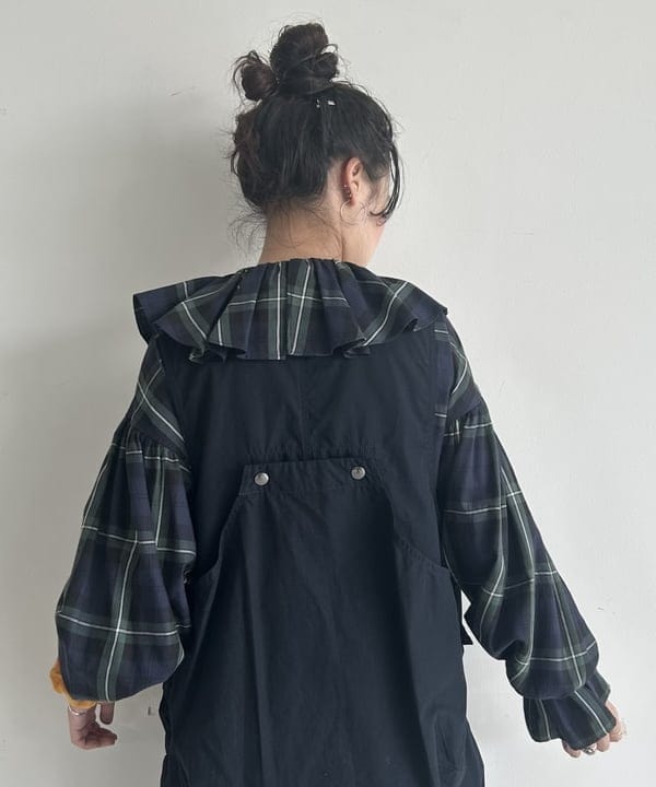 清水 彩乃さんの「BEAMS WOMEN｜パイル シュシュ 2セット」を使ったコーディネート