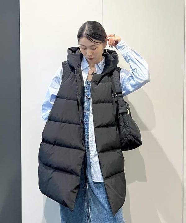 隈元 楓さんの「BEAMS WOMEN｜AK+1 / ダウン ベスト」を使ったコーディネート