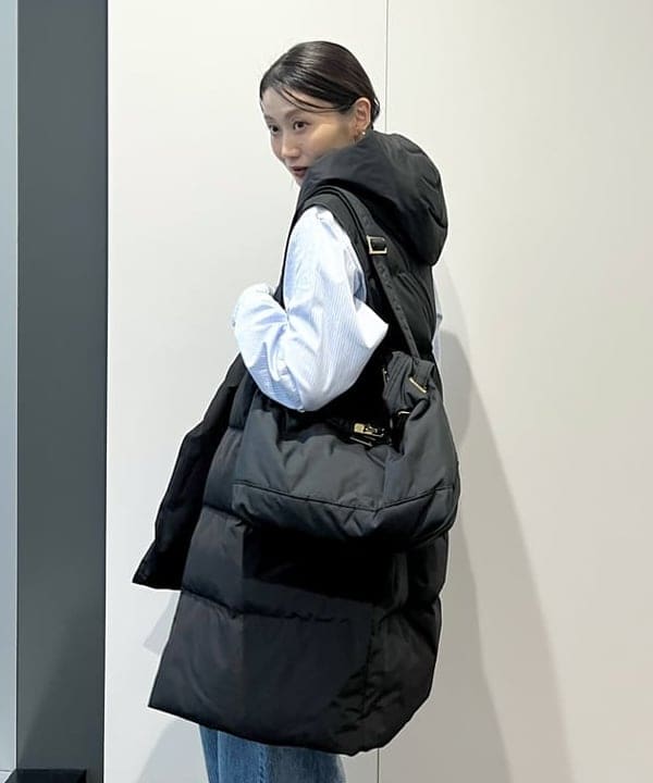 隈元 楓さんの「BEAMS WOMEN｜AK+1 / ダウン ベスト」を使ったコーディネート