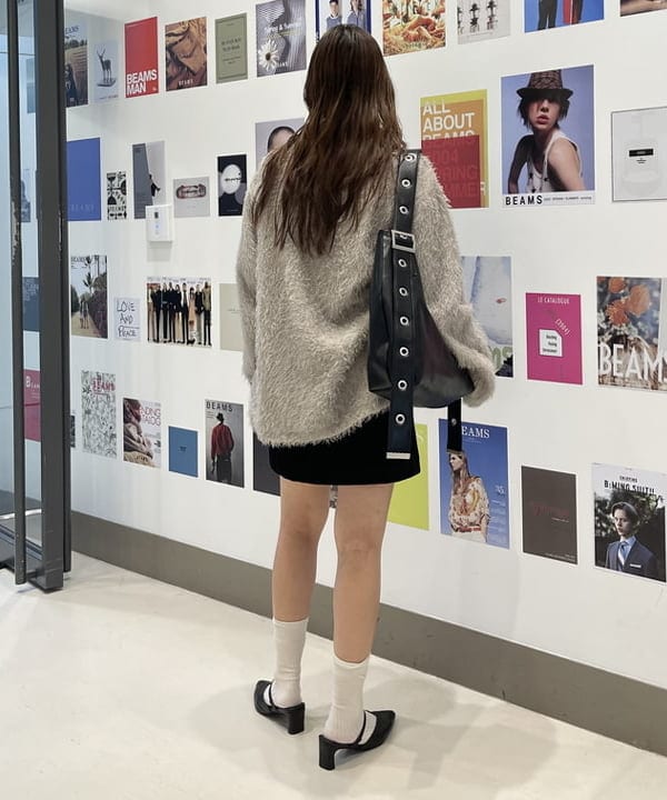 大木さんの「BEAMS WOMEN｜リラックスフィット フリンジ シャツ」を使ったコーディネート