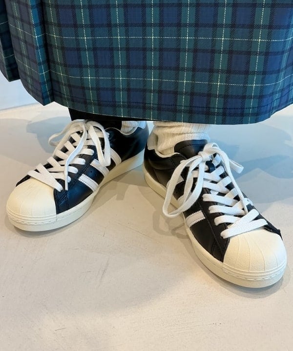 ナガオカ サキさんの「BEAMS WOMEN｜【別注】Healthknit / ワッフル ボーダー Tシャツ」を使ったコーディネート