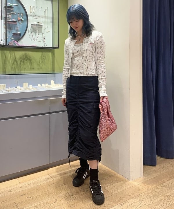 ゆいさんの「BEAMS WOMEN｜スパンコール バッグ」を使ったコーディネート