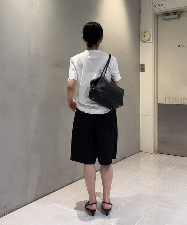 野村 美紅さんの「BEAMS WOMEN｜SLOANE / コットン天竺  Tシャツ」を使ったコーディネート