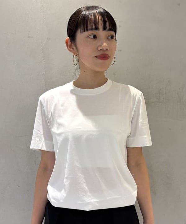 野村 美紅さんの「BEAMS WOMEN｜SLOANE / コットン天竺  Tシャツ」を使ったコーディネート
