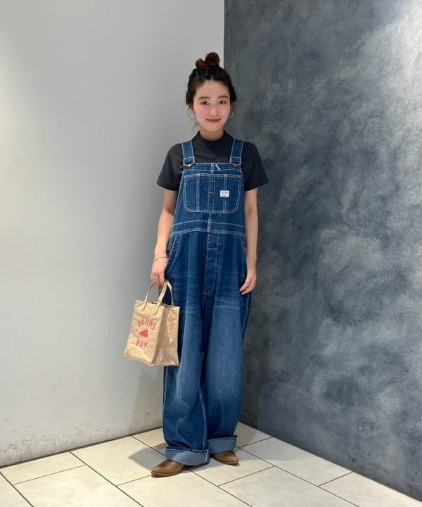 Meeリクエスト2点⭐️ギャザータフタブルゾン　デニムサロペット ビームス 立川（1094263） スタイリング・コーディネイト｜BEAMS