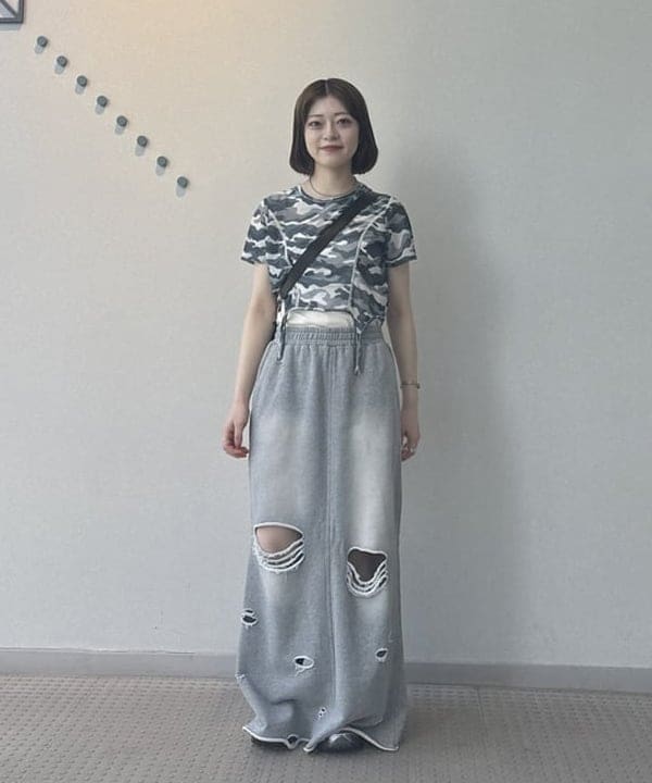 トップス Nagoya Jines ブラウス シャツ 2WAYサイドタックシャツ レディース