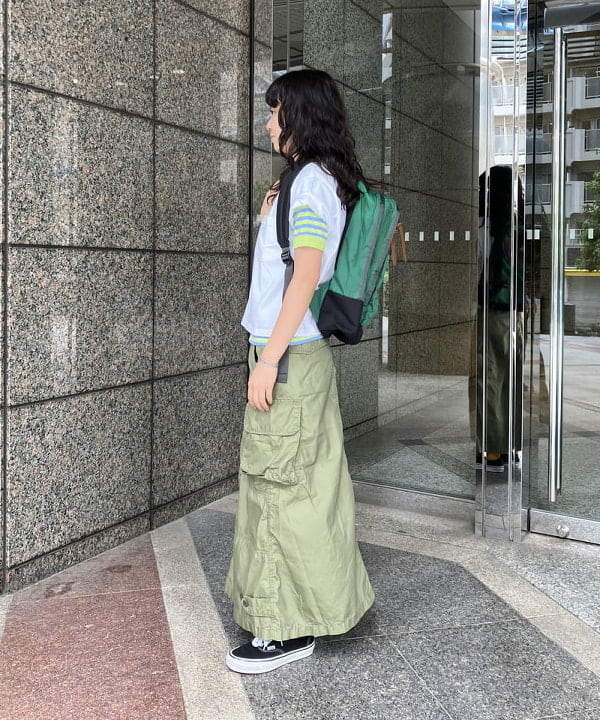 ばるたんさんの「BEAMS WOMEN｜Goodwear / カスタム ビッグ Tシャツ」を使ったコーディネート