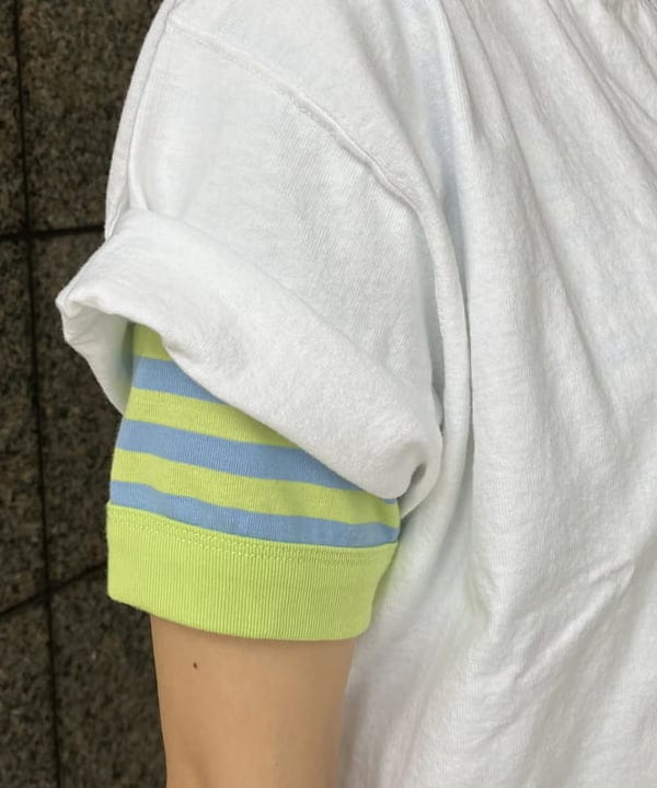 ばるたんさんの「BEAMS WOMEN｜Goodwear / カスタム ビッグ Tシャツ」を使ったコーディネート