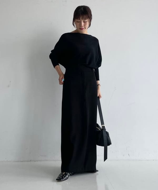 SAKAIさんの「BEAMS WOMEN｜ボートネック レディ ニット .M」を使ったコーディネート