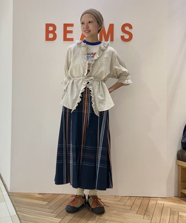 MATSUMOTO AMIさんの「BEAMS WOMEN｜【別注】BAG&rsquo;n&rsquo;NOUN / NYLON PACK MAT」を使ったコーディネート