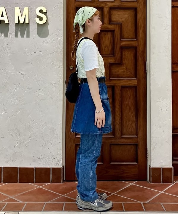 たぐみさんの「BEAMS WOMEN｜2WAY レース バンダナ」を使ったコーディネート