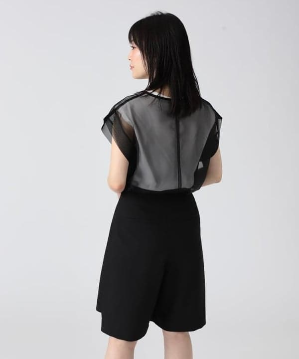 pinさんの「BEAMS WOMEN｜RBS / シアー レイヤードロゴT」を使ったコーディネート