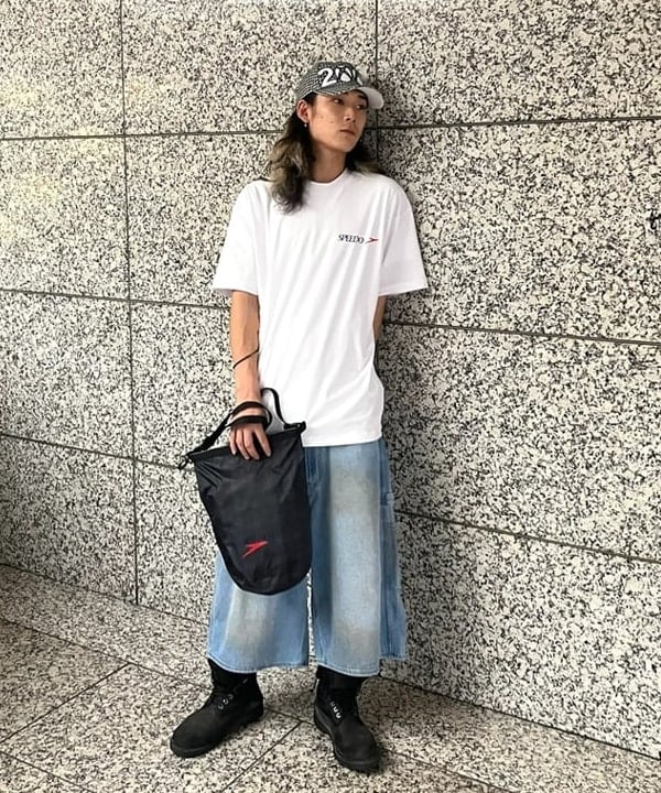 菊田 悠さんの「BEAMS WOMEN｜クォーターレングス ペインターデニム」を使ったコーディネート