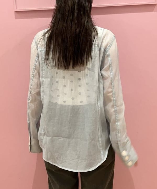晶さんの「BEAMS WOMEN｜GHOSPELL / Runa Blouse」を使ったコーディネート