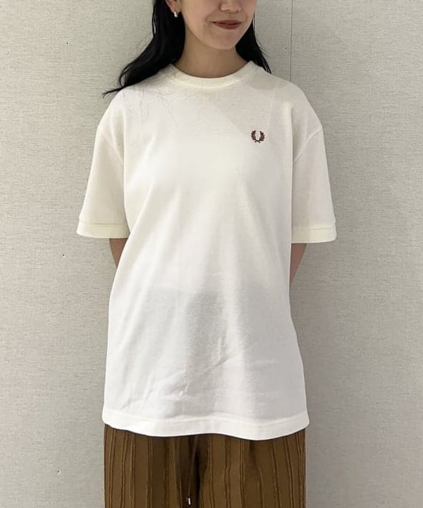 SAEさんの「BEAMS WOMEN｜ストライプ ジャカード ワイド パンツ」を使ったコーディネート