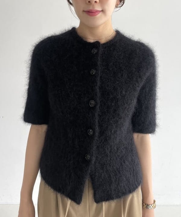 SAKAIさんの「BEAMS WOMEN｜モヘヤ ハーフスリーブ 2WAY プルオーバー」を使ったコーディネート