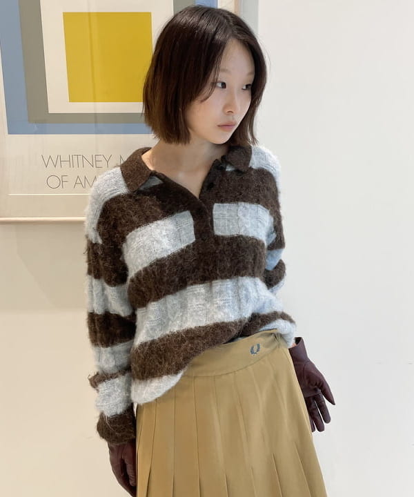 水野 萌香さんの「BEAMS WOMEN｜【別注】FRED PERRY / Tennis Pleats Skirt」を使ったコーディネート