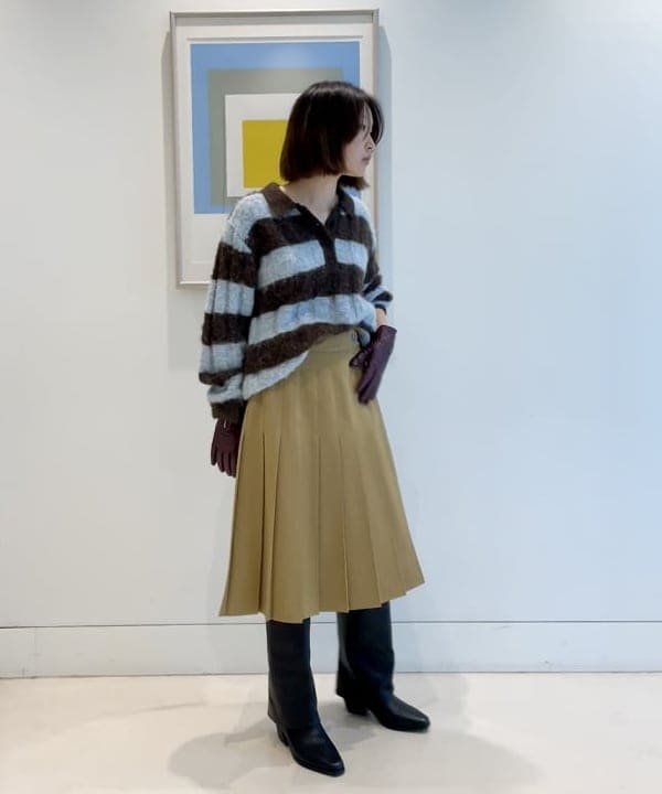水野 萌香さんの「BEAMS WOMEN｜【別注】FRED PERRY / Tennis Pleats Skirt」を使ったコーディネート