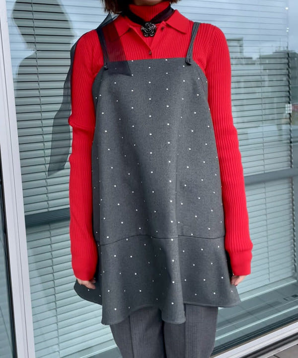 水野 萌香さんの「BEAMS WOMEN｜14ゲージ リブ タートル ネック ニット」を使ったコーディネート