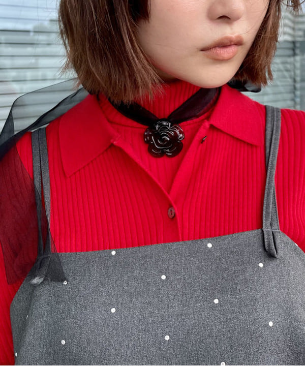 水野 萌香さんの「BEAMS WOMEN｜14ゲージ リブ タートル ネック ニット」を使ったコーディネート