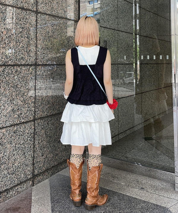 まゆちゃんさんの「BEAMS WOMEN｜sister jane / Una Baile Rib mini Dress」を使ったコーディネート