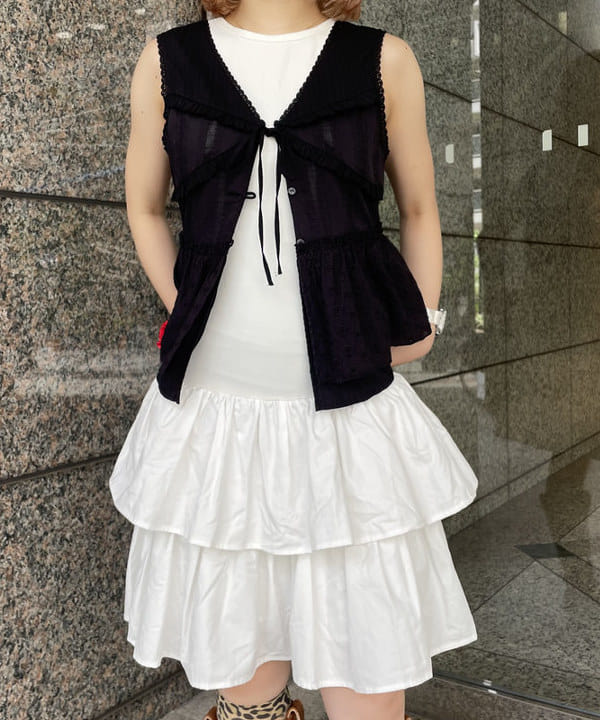 まゆちゃんさんの「BEAMS WOMEN｜sister jane / Una Baile Rib mini Dress」を使ったコーディネート