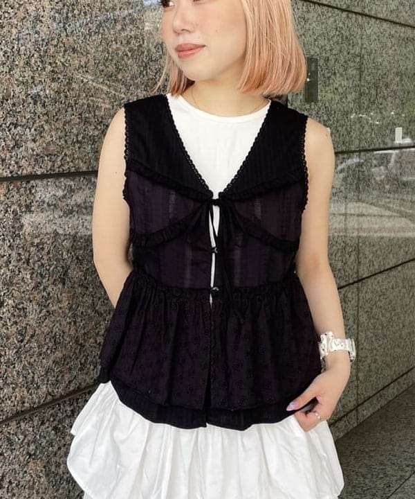 まゆちゃんさんの「BEAMS WOMEN｜sister jane / Una Baile Rib mini Dress」を使ったコーディネート